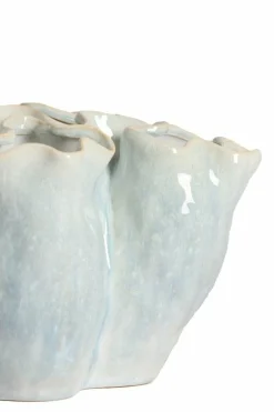 Light en Living Vaas deco Ø28x38 cm ZELATA keramiek crème+taupe