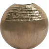 Light en Living Vaas deco 35x9,5x34 cm MAZAN goud