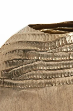 Light en Living Vaas deco 35x9,5x34 cm MAZAN goud
