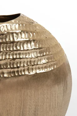 Light en Living Vaas deco 35x9,5x34 cm MAZAN goud