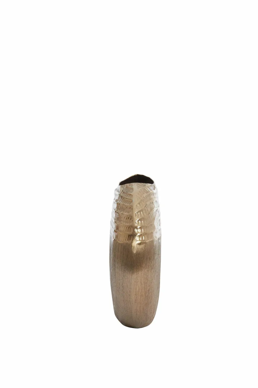 Light en Living Vaas deco 35x9,5x34 cm MAZAN goud