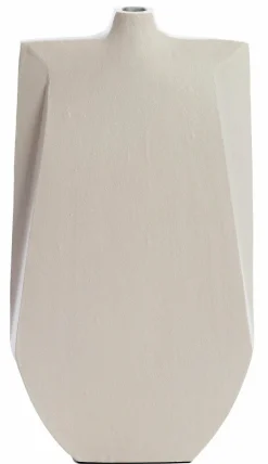 Light en Living Vaas deco 21x7,5x41 cm MAKAHA crème