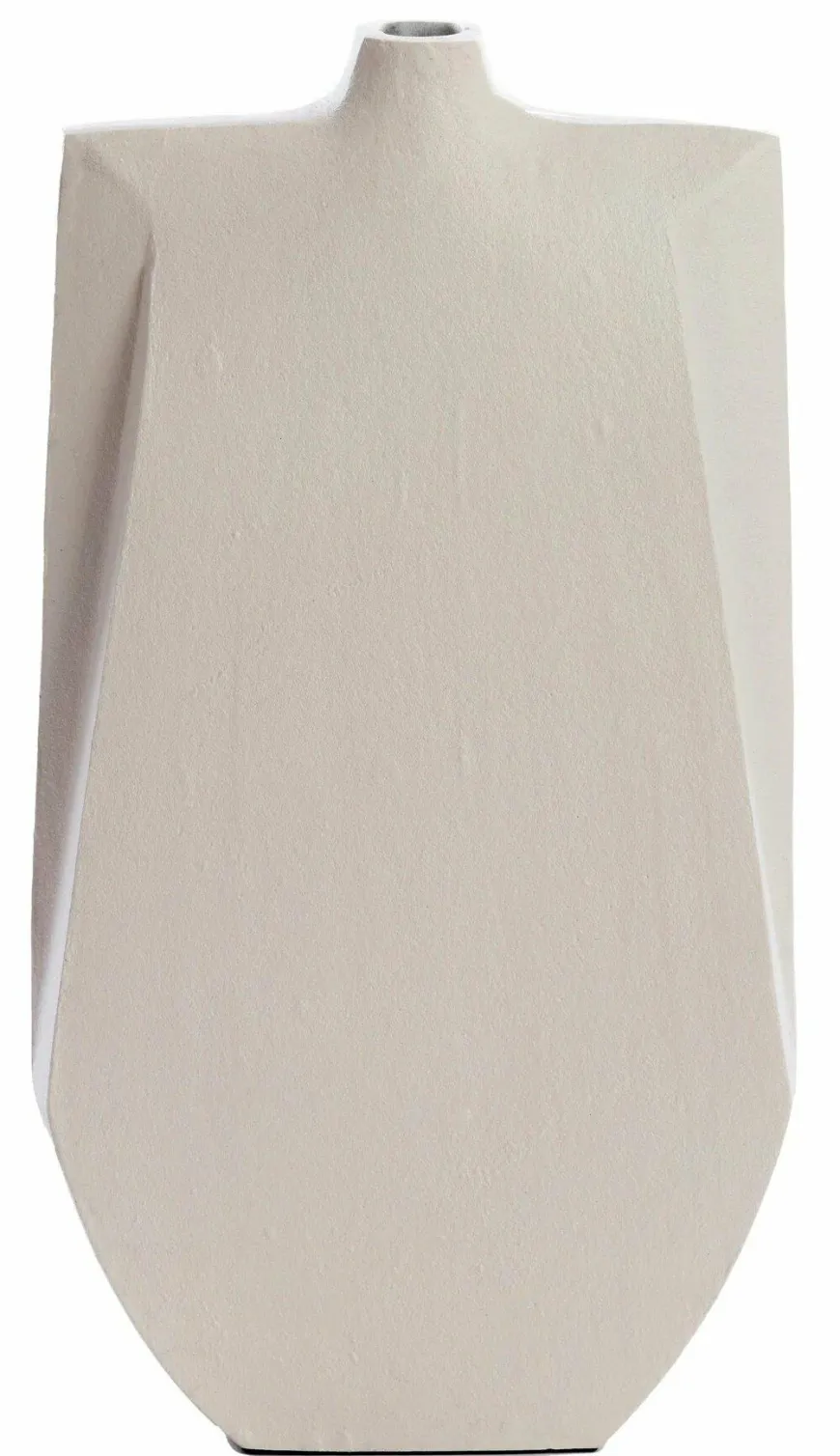 Light en Living Vaas deco 21x7,5x41 cm MAKAHA crème