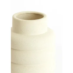 Light en Living Vaas deco Ø23X32,5 cm TRIORA keramiek mat creme