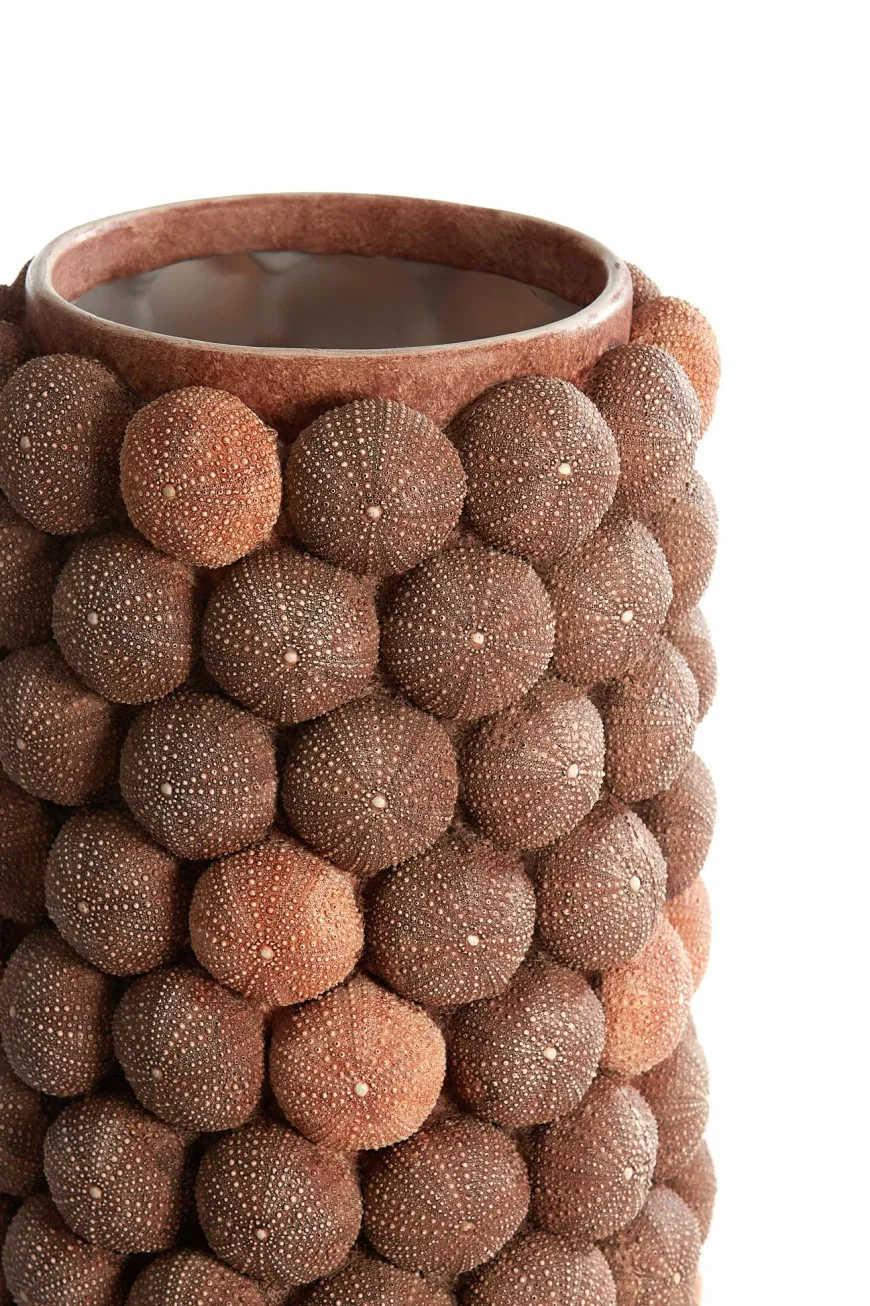 Light en Living Vaas deco Ø19X32,5 cm ZEEËGEL koraal rood