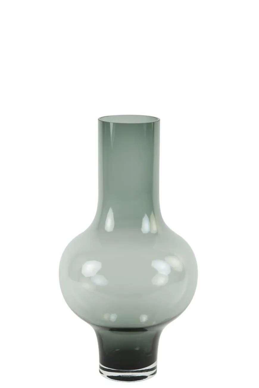 Light en Living Vaas KAELA glas grijs - 2 maten