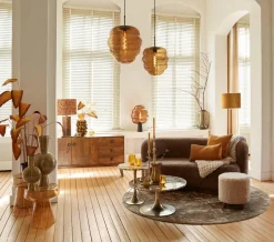 Light en Living Vaas KAVANDU antiek brons - 13,5 x 9 x 39,5 cm