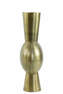 Light en Living Vaas KAVANDU antiek brons - 13,5 x 9 x 39,5 cm