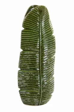 Light en Living Vaas LOU keramiek groen - 19 x 11 x 46,5 cm