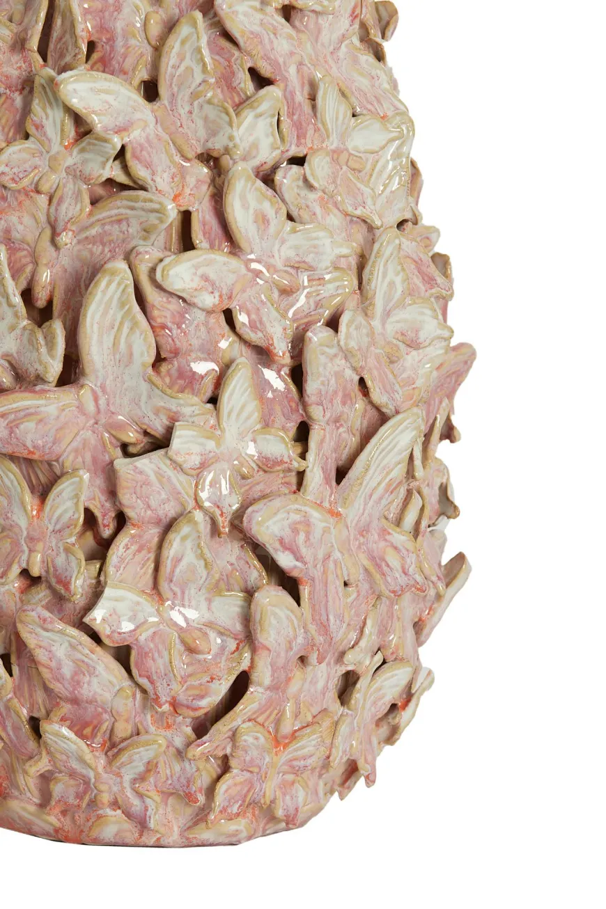 Light en Living Vaas MARIPOSA Ø23x36,5 cm – Keramiek Roze | Light & Living