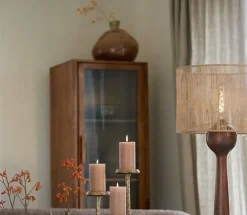 Light en Living Vaas Selores glas - Groen, bruin of bruin - zand