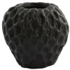Light en Living Vaas Strawberry zwart - 15x14,5x14,5 cm