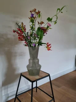 Light en Living Vaas TROSMU glas grijs-groen - 2 maten