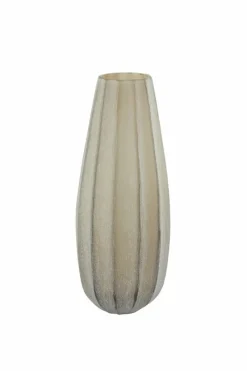 Light en Living Vaas Ø17,5x44,5 cm BRADLEY glas licht bruin