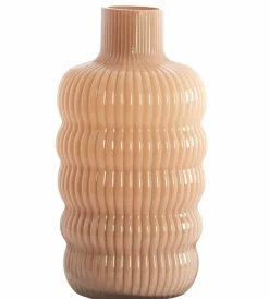 Light en Living Vaas Ø15,5x30 cm LUNETTE glas caramel