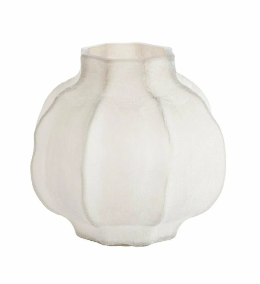 Light en Living Vaas Ø32,5x32 cm TEJEDA glas licht bruin