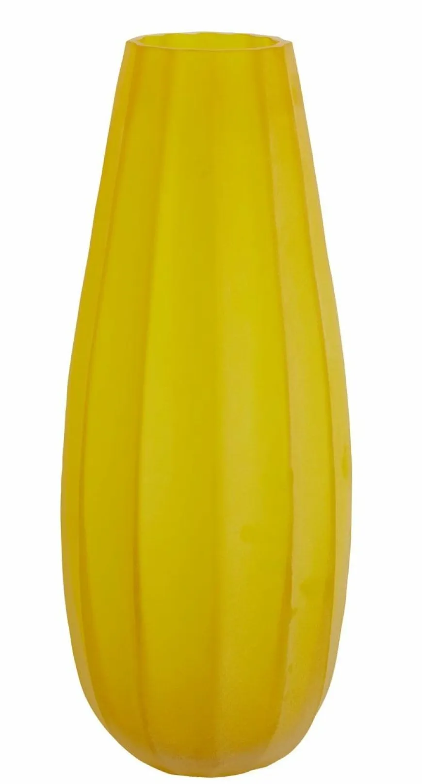 Light en Living Vaas Ø17,5x44,5 cm BRADLEY glas geel