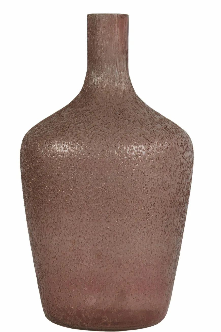 Light en Living Vaas Ø20x40 cm MOLUSI glas donker koper