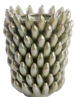 Light en Living Vaas Ø25x45 cm ZITA keramiek groen parelmoer