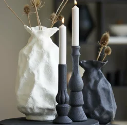 Light en Living Vaas Ø21x31 cm HOLBOX mat zwart