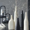 Light en Living Vaas Ø9,5x46 cm ANGIRA mat zwart