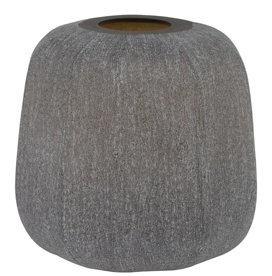 Light en Living Vaas Ø23x24 cm PACENGO donker bruin