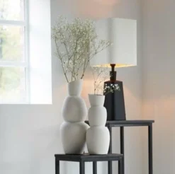 Light en Living Vaas Ø14,5x37,5 cm ARAM keramiek crème