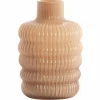 Light en Living Vaas Ø13,5x20,5 cm LUNETTE glas caramel