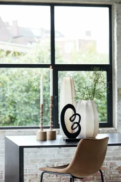 Light en Living Vaas Ø17x60 cm BRADLEY glas licht bruin