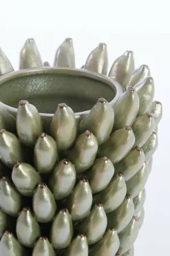 Light en Living Vaas Ø25,5x34 cm ZITA keramiek groen parelmoer