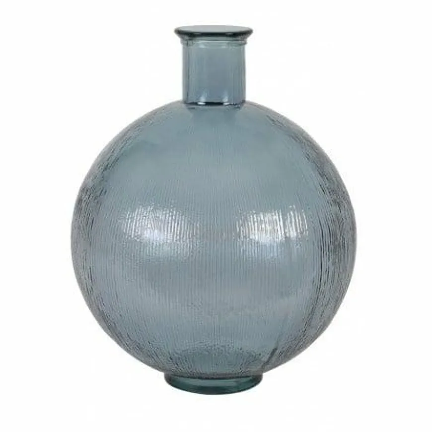 Light en Living Vaas Ø34x42 cm RALLOCI glas licht blauw