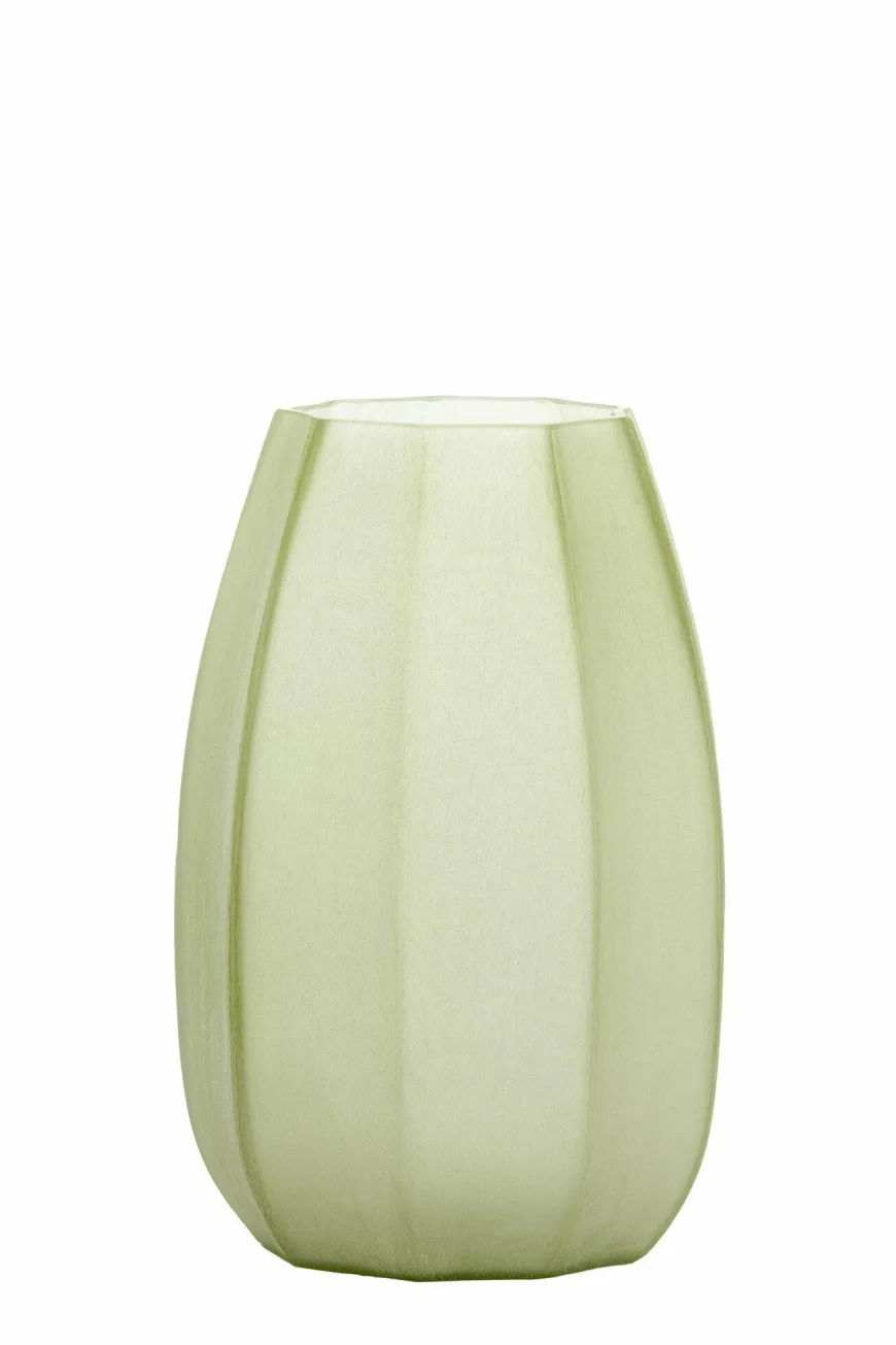 Light en Living Vaas Ø23x38 cm BRADLEY glas olijf groen