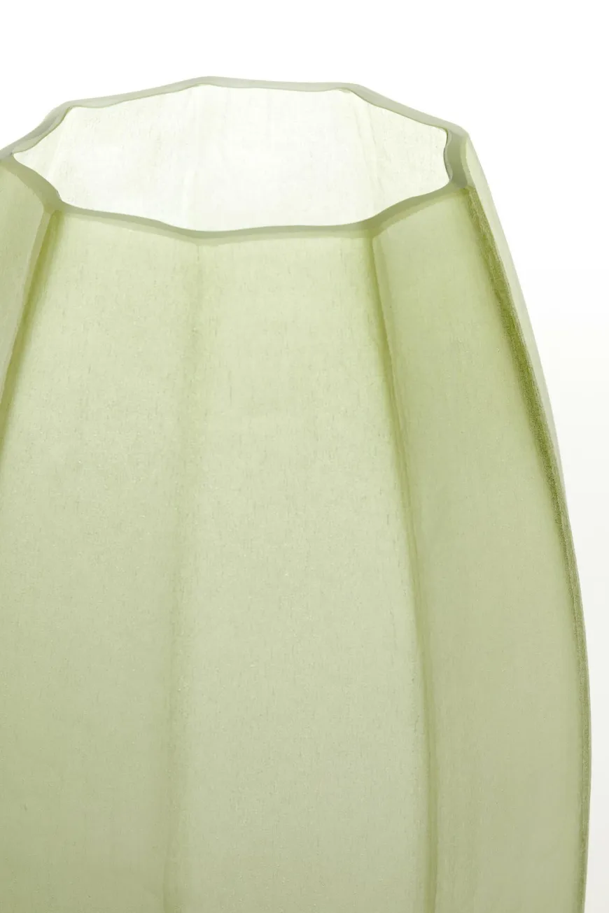 Light en Living Vaas Ø23x38 cm BRADLEY glas olijf groen