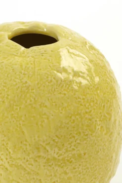 Light en Living Vaas Ø21,5x22 cm LEMON keramiek geel