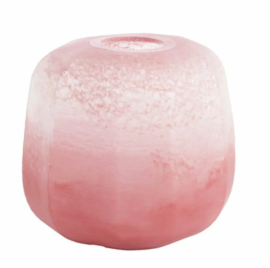 Light en Living Vaas Ø33x32 cm PACENGO glas koraal-licht roze