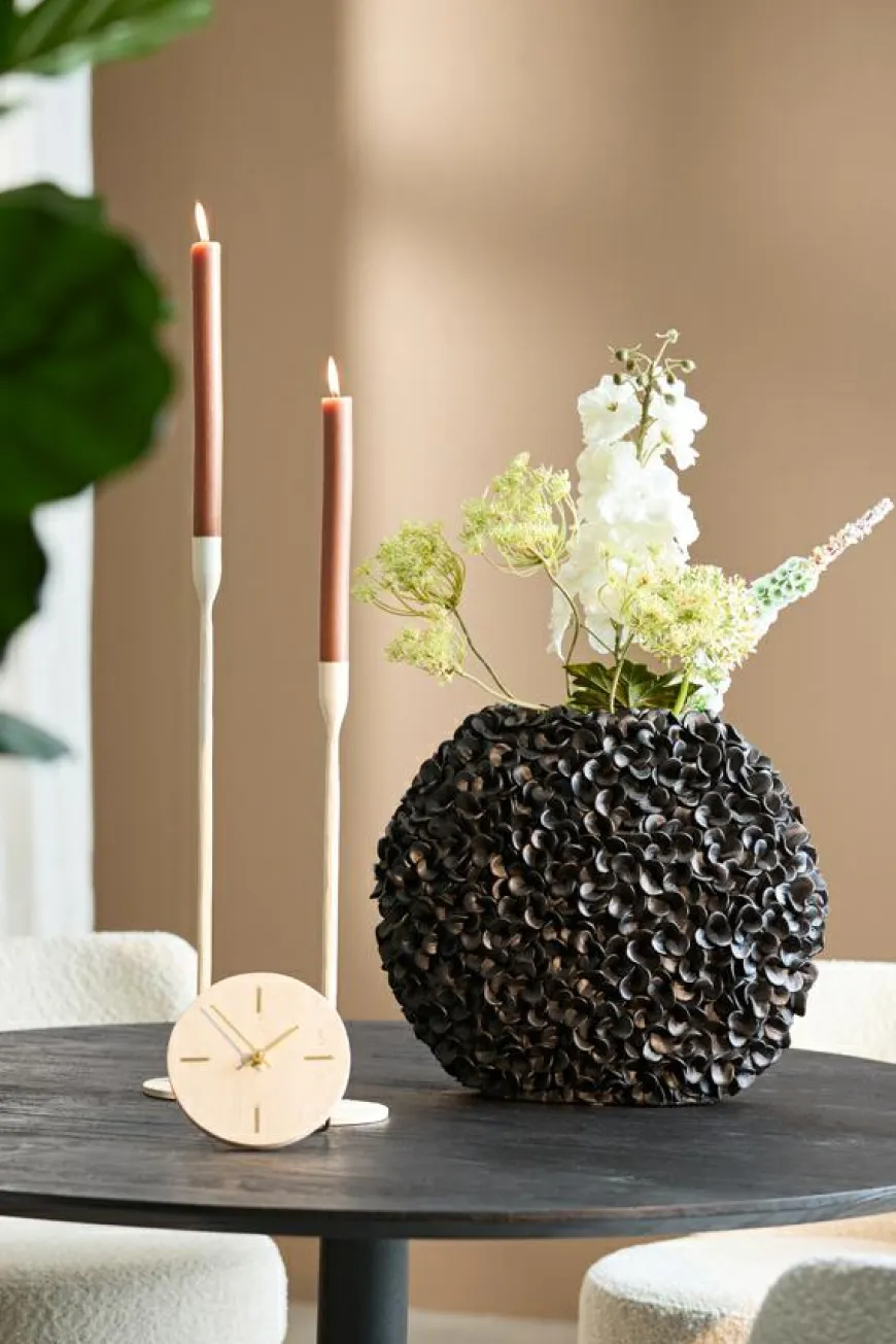 Light en Living Vaas 44x20,5x38,5 cm PHYLIA mat zwart