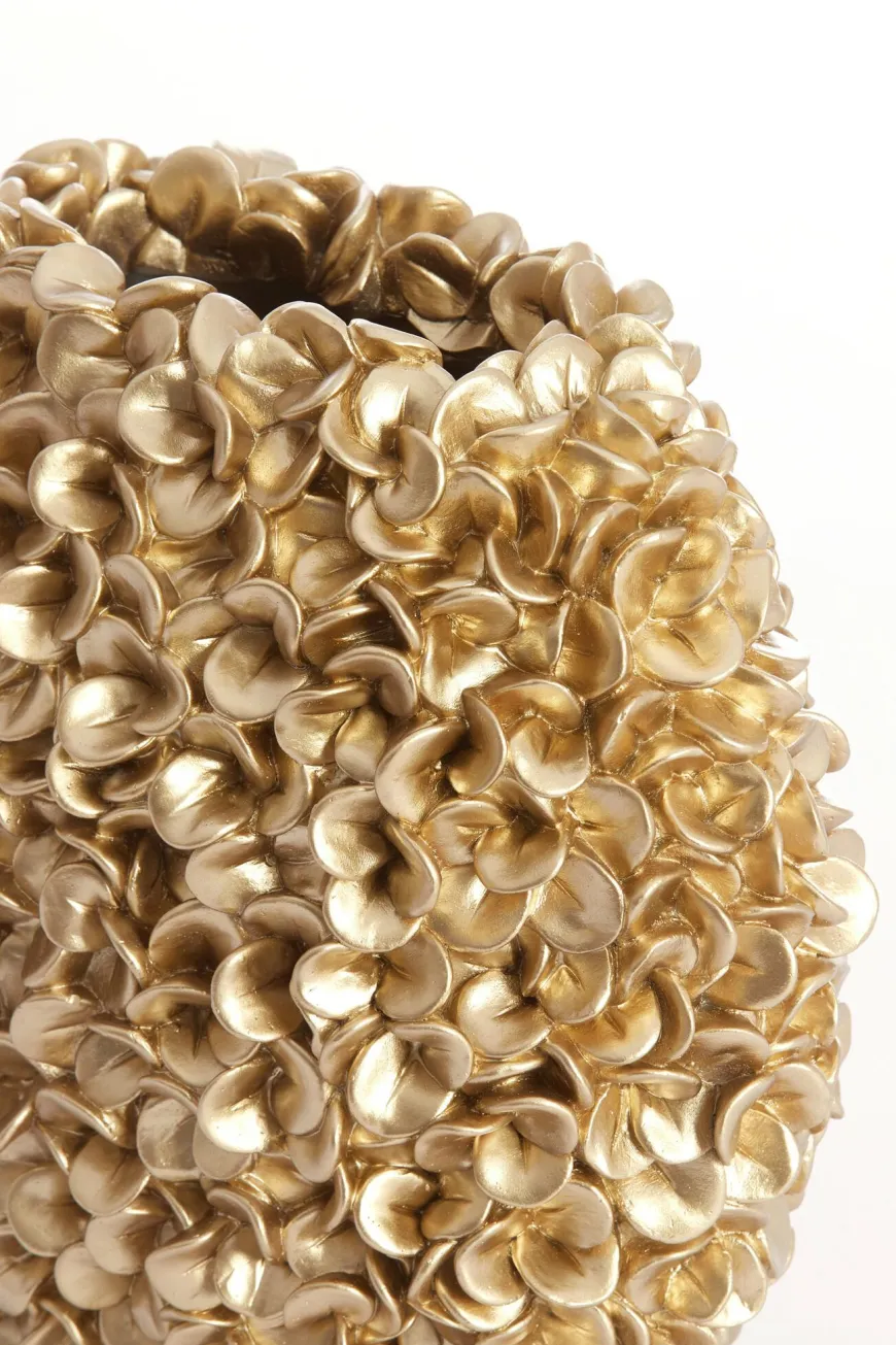 Light en Living Vaas 44x20,5x38,5 cm PHYLIA goud