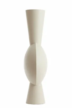 Light en Living Vaas 47x26x100 cm KAVANDU crème