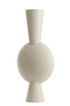 Light en Living Vaas 47x26x100 cm KAVANDU crème