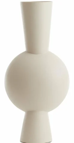 Light en Living Vaas 26x19x54 cm KAVANDU crème