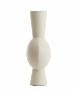 Light en Living Vaas 26x19x54 cm KAVANDU crème