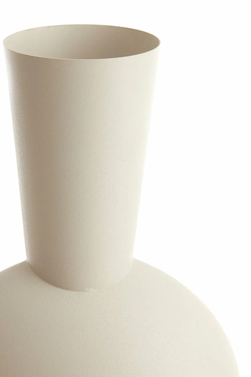Light en Living Vaas 26x19x54 cm KAVANDU crème
