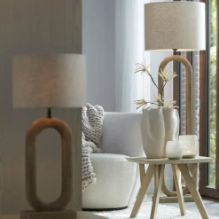 Light en Living Vloerlamp 35x20x119 cm PACECO hout mat naturel