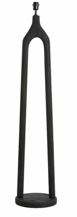 Light en Living Vloerlamp Ø30x135 cm XITTA hout mat zwart