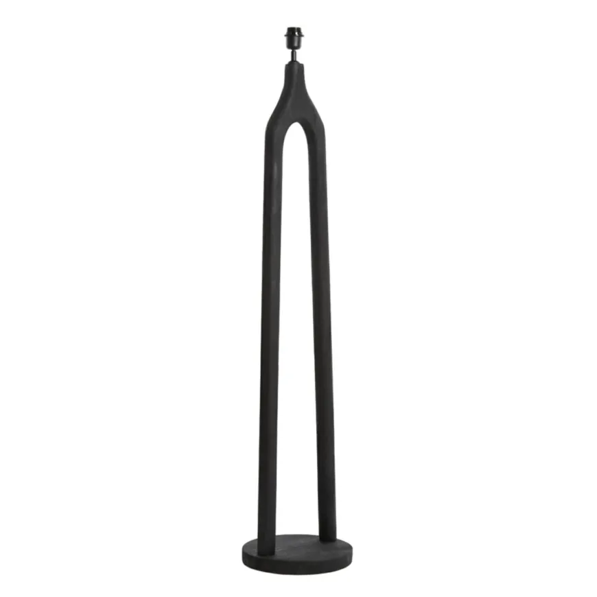 Light en Living Vloerlamp Ø30x135 cm XITTA hout mat zwart