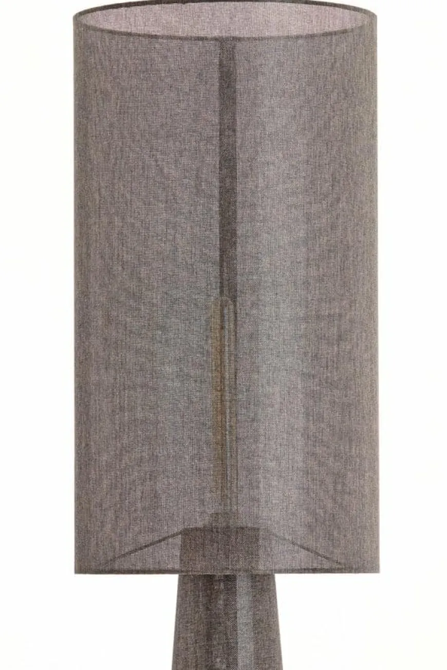 Light en Living Vloerlamp Ø38x180 cm MICKY linnen bruin