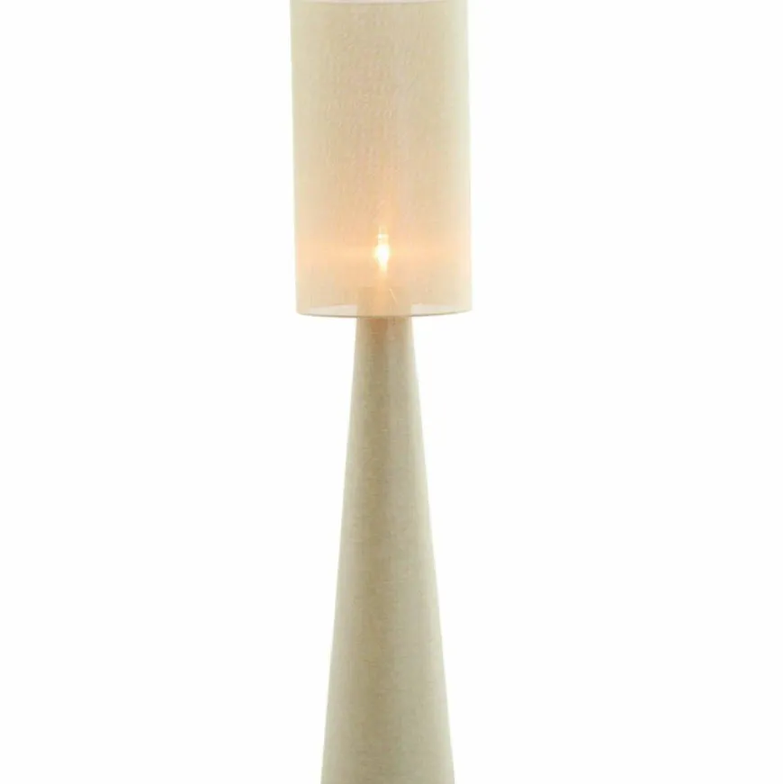 Light en Living Vloerlamp Ø38x180 cm MICKY linnen olijf groen