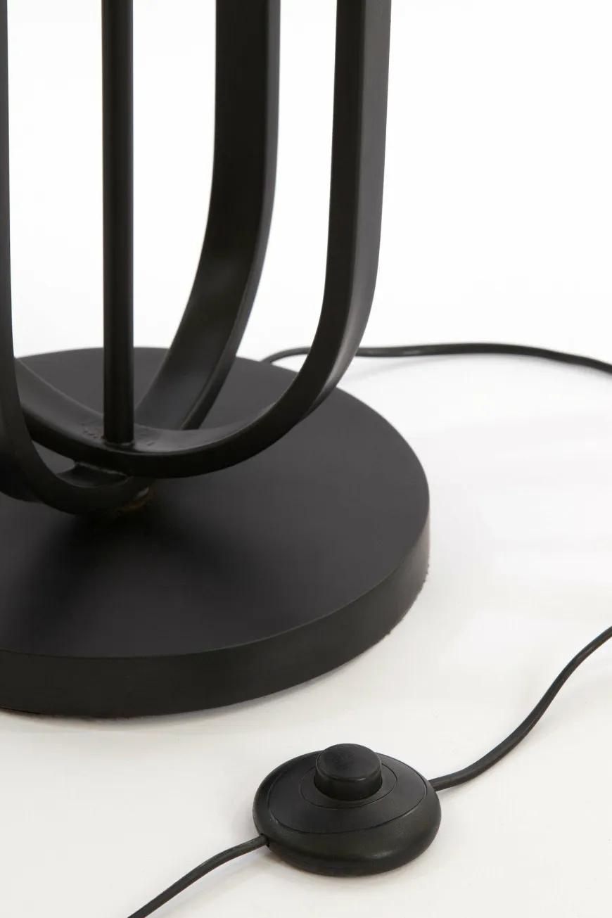 Light en Living Vloerlamp Ø25x140 cm ASTER mat zwart