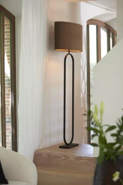 Light en Living Vloerlamp 30x15x142 cm JAMIRI mat zwart