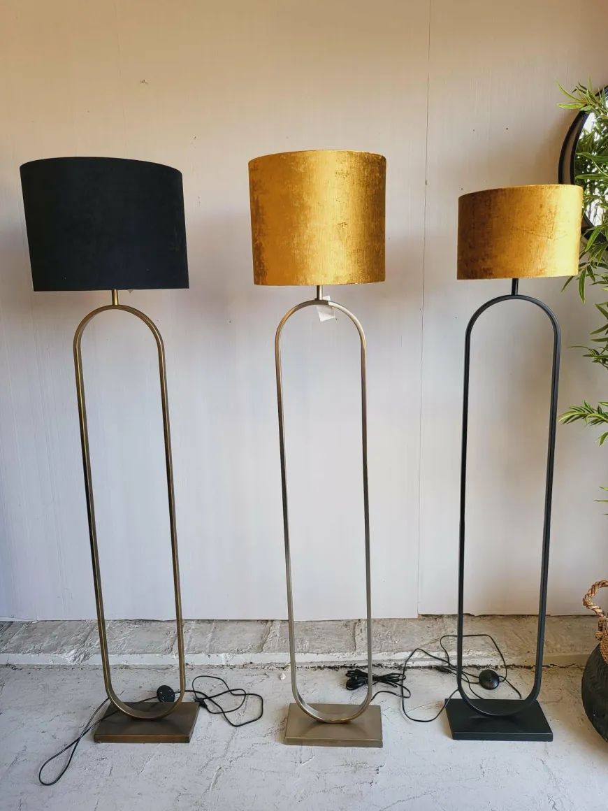 Light en Living Vloerlamp 30x15x142 cm JAMIRI mat zwart